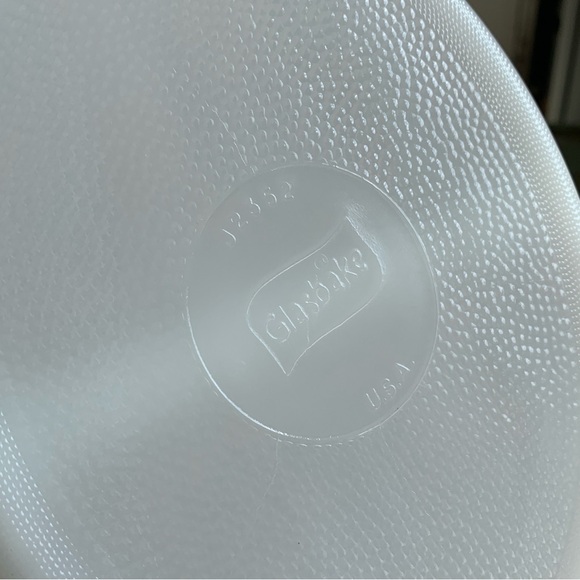 Vintage Glasbake Green Crazy Daisy Spring Blossom Divided Casserole Dish - Picture 6 of 6